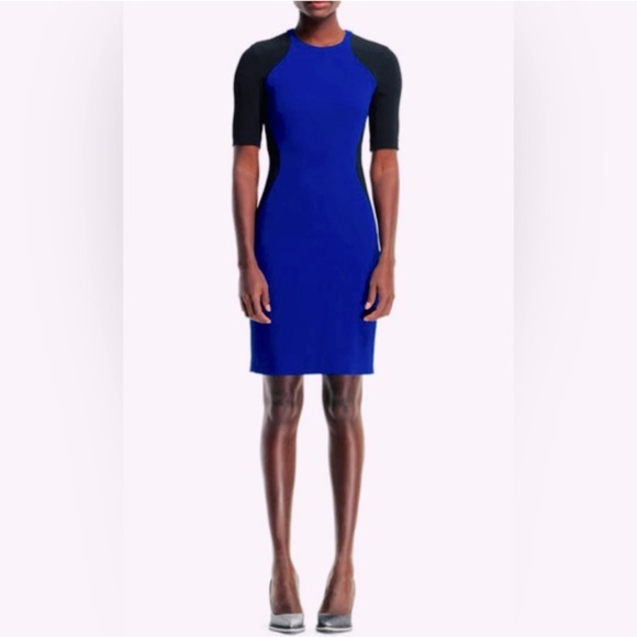 Stella McCartney Royal Blue Color Block Dress